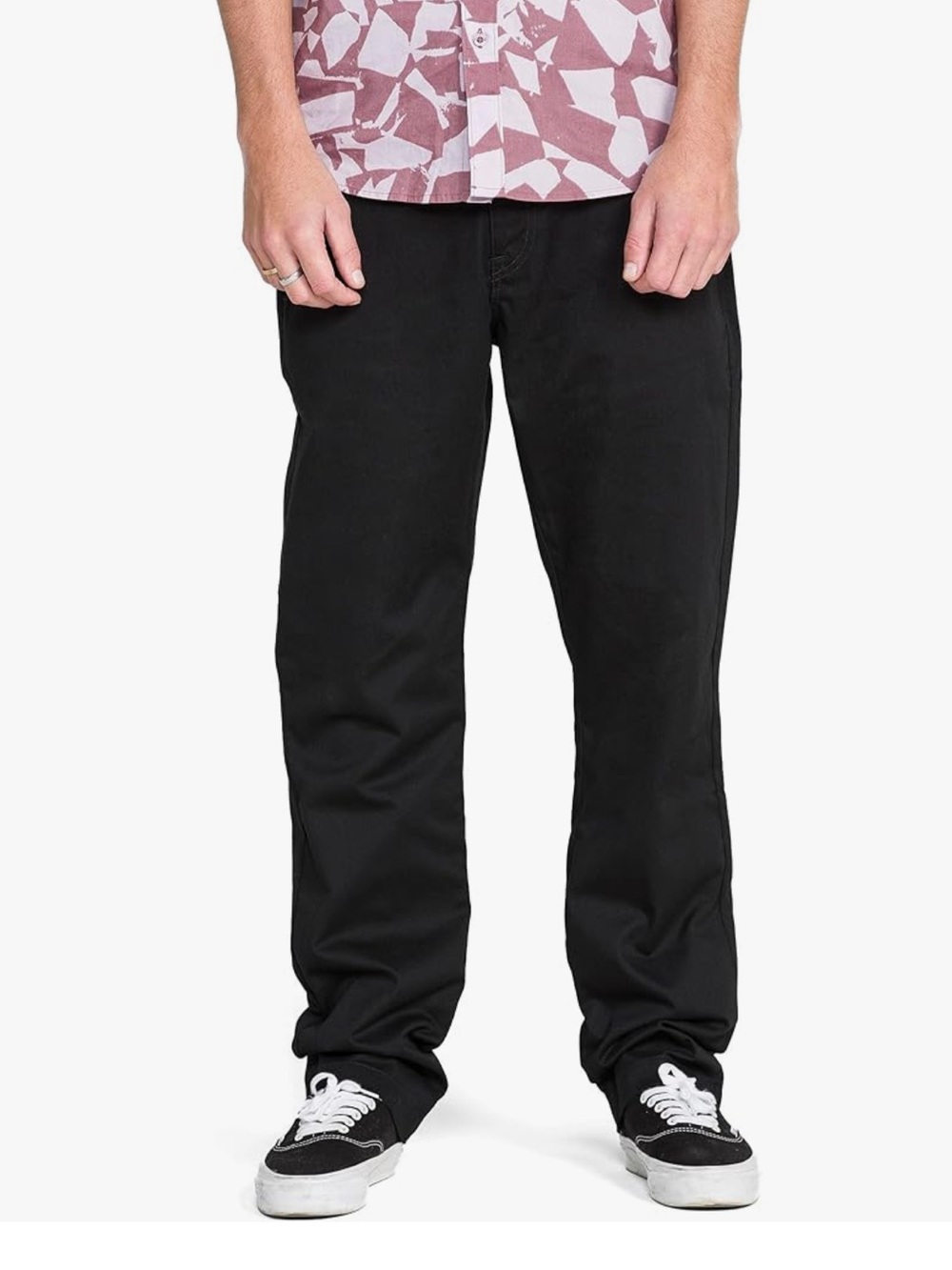 Volcom Men's Vmonty Pant Men's Black Straight-Leg Jeans NWT Size 32W inseam 32